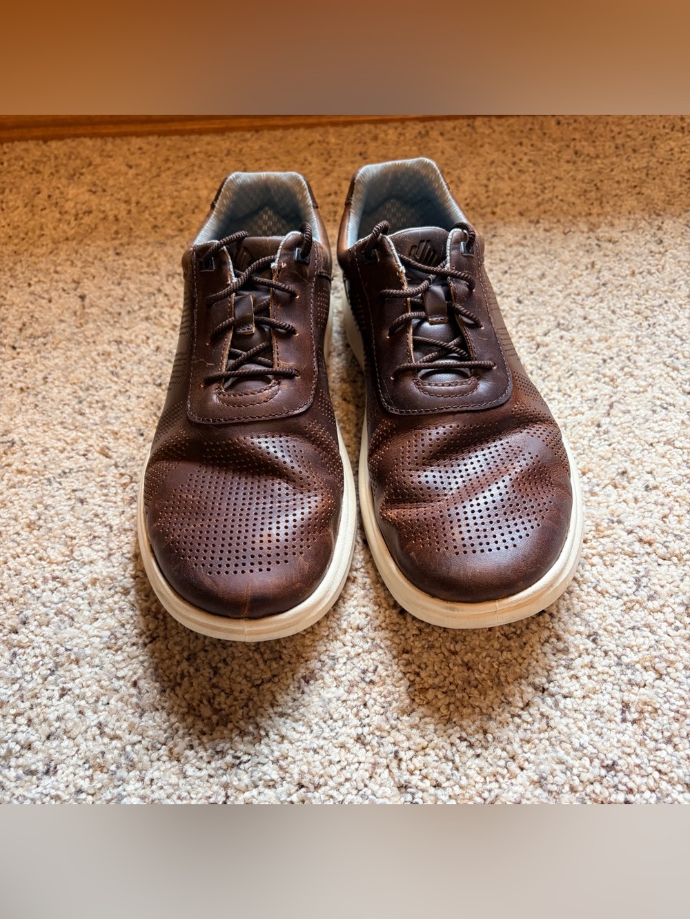 Johnston & Murphy Reactivate U-Throat in Cognac Brown Sz 10.5 Med - Picture 2 of 9